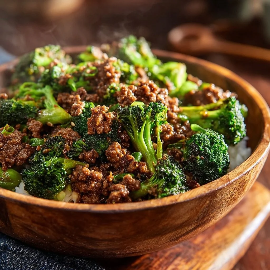 Ground Beef and Broccoli Stir Fry