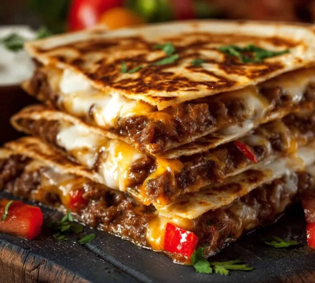 High Protein Beef Quesadilla