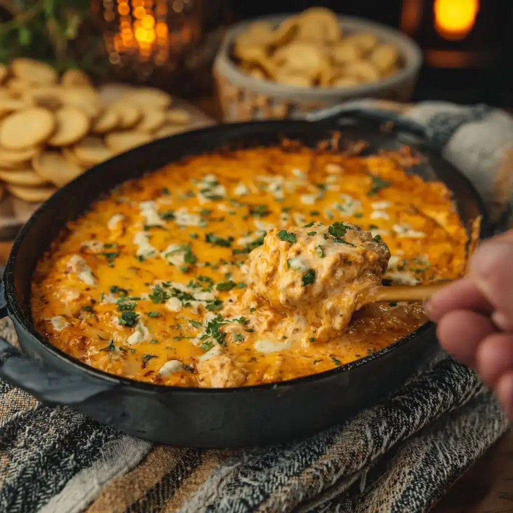 High Protein Buffalo Chicken Dip