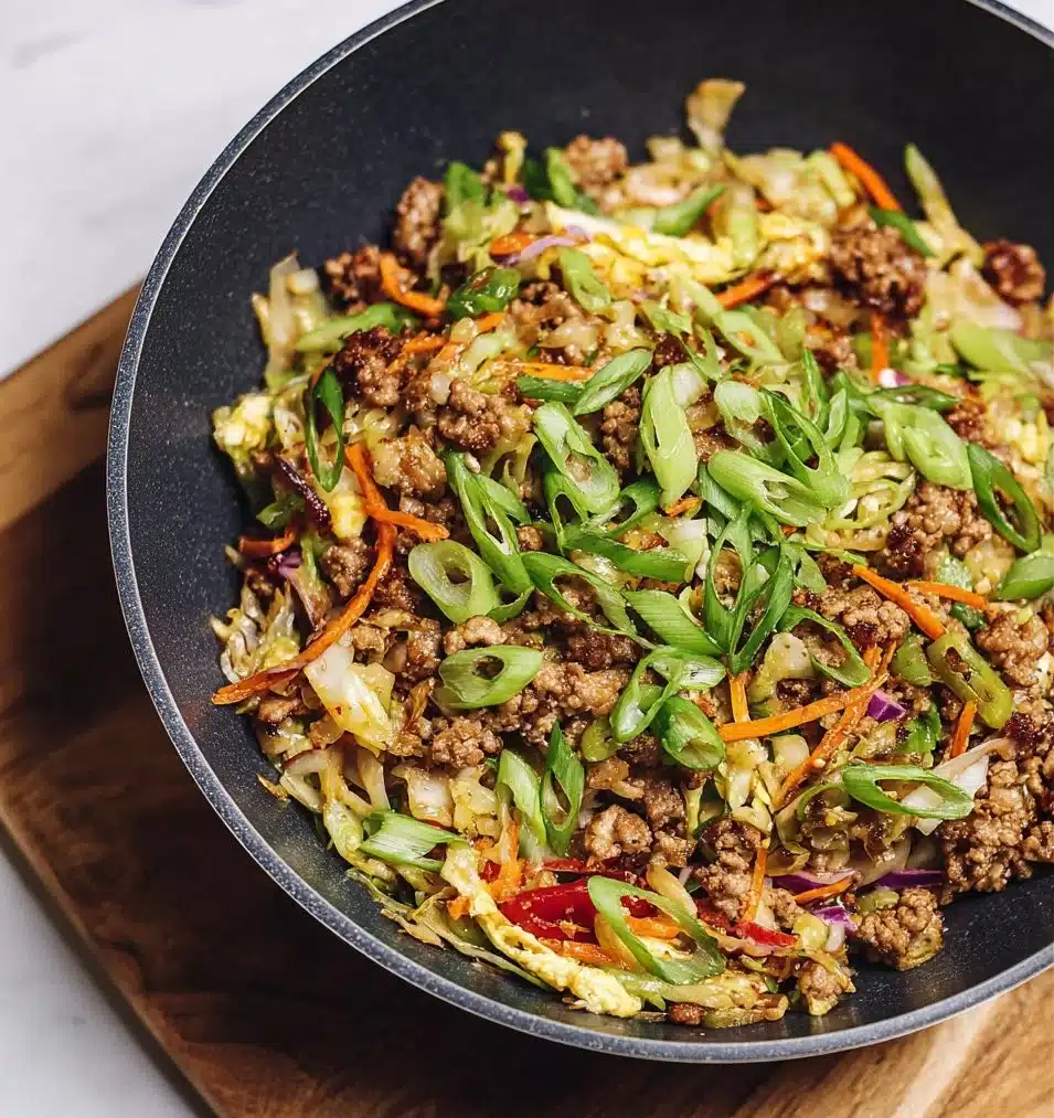 High Protein Egg Roll In A Bowl