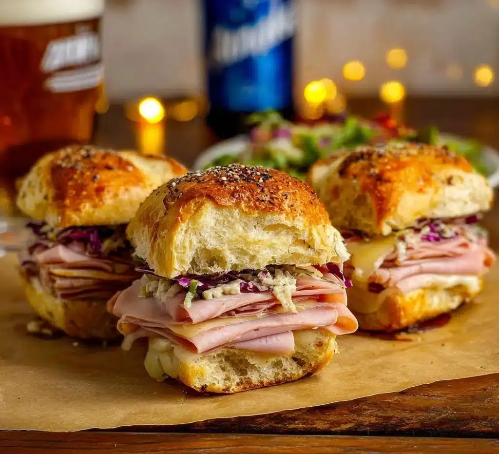 Macro-Friendly Ham and Turkey Sliders