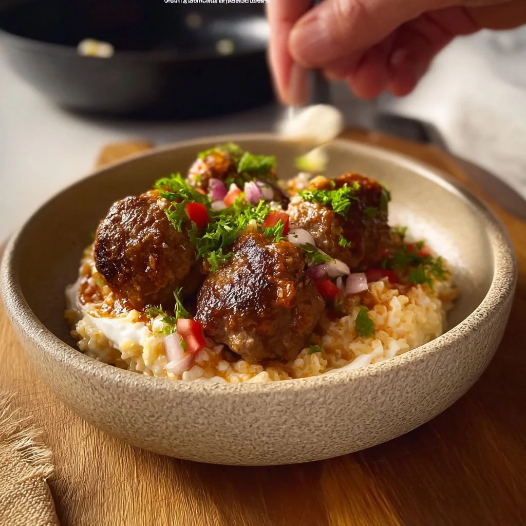 Mediterranean Meatball Bowl — a quick, healthy weeknight winner