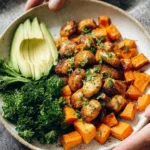 Sheet Pan Chicken and Sweet Potato Meal Prep for healthy meal prep ideas