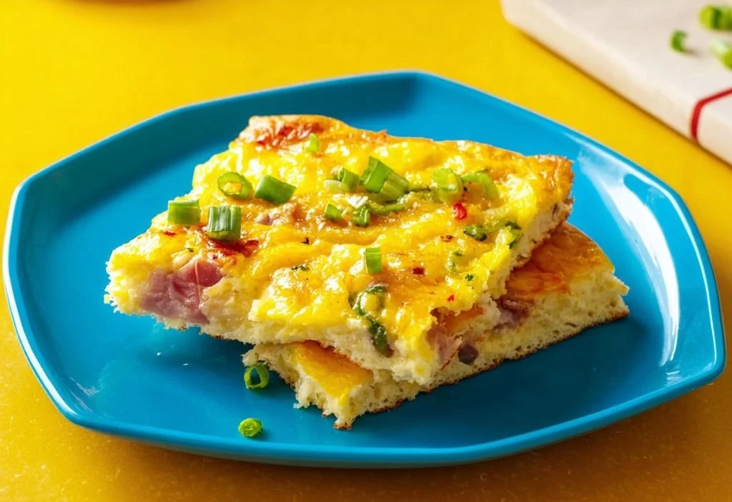 Delicious and easy egg casserole baked in a dish, perfect for breakfast or brunch